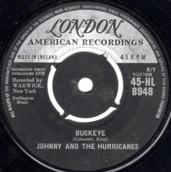 Johnny And The Hurricanes : Red River Rock (7", Single, 4 P)
