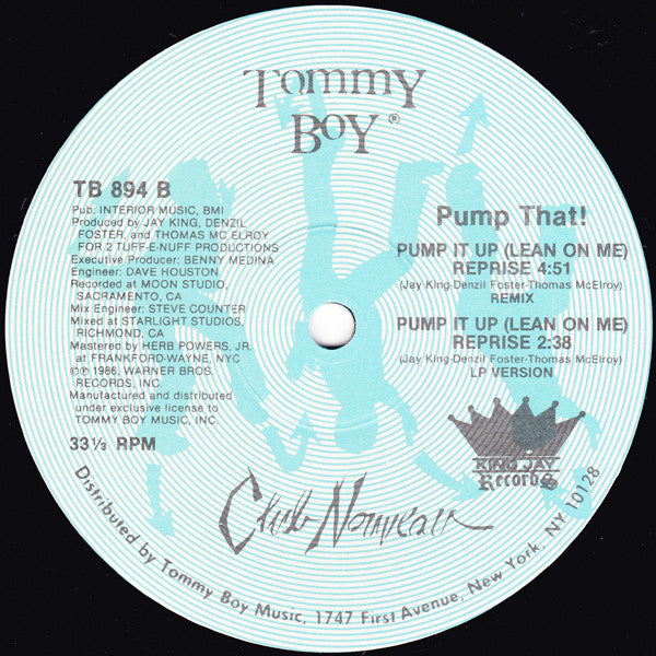 Club Nouveau : Lean On Me (Remix) (12")