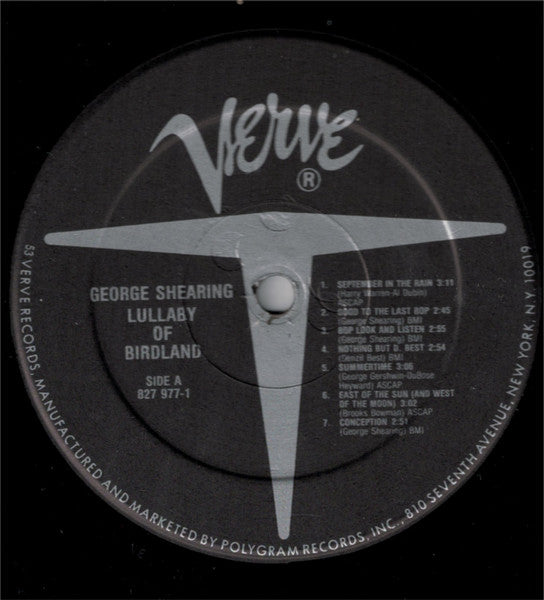 George Shearing : Lullaby Of Birdland (2xLP, Comp, RM, Gat)