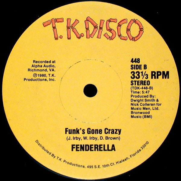 Fenderella* : A Wild And Crazzy Song (12")