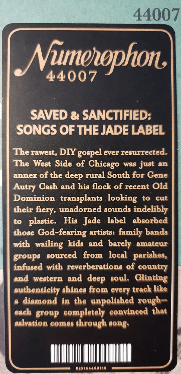 Various : Saved & Sanctified - Songs Of The Jade Label (LP, Comp)