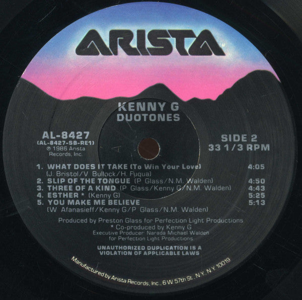 Kenny G (2) : Duotones (LP, Album)