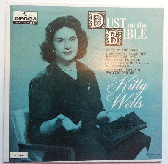 Kitty Wells : Dust On The Bible (7", EP, Mono)
