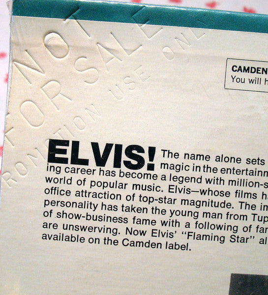 Elvis Presley : Elvis Sings Flaming Star (LP, Album, Ind)