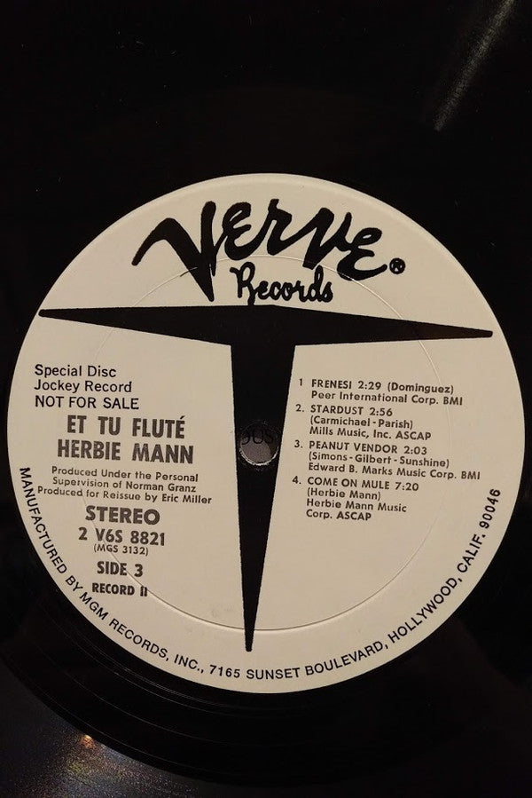 Herbie Mann : Et Tu Fluté (2xLP, Album, Comp, Promo, Gat)