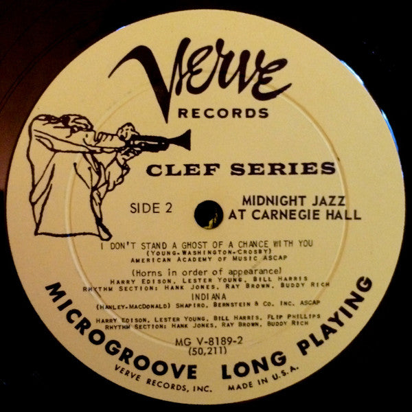 Various : Midnight Jazz At Carnegie Hall (2xLP, Comp, Mono)