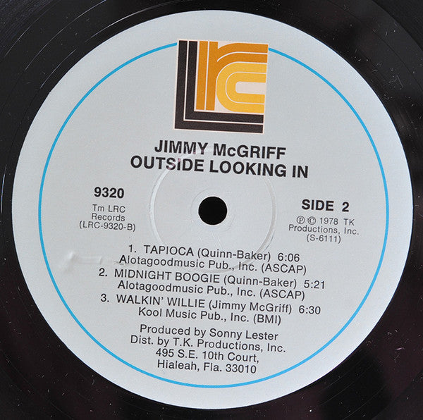 Jimmy McGriff : Outside Looking In (LP, Gat)