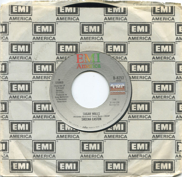 Sheena Easton : Sugar Walls (7", Single, Jac)