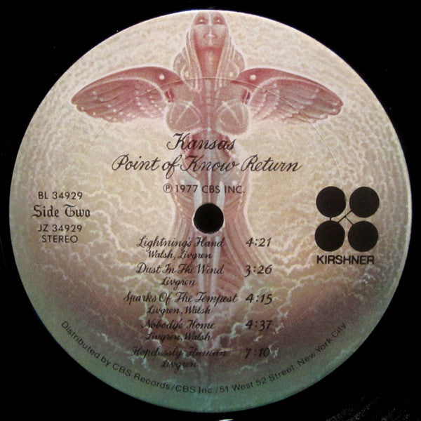 Kansas (2) : Point Of Know Return (LP, Album, Pit)