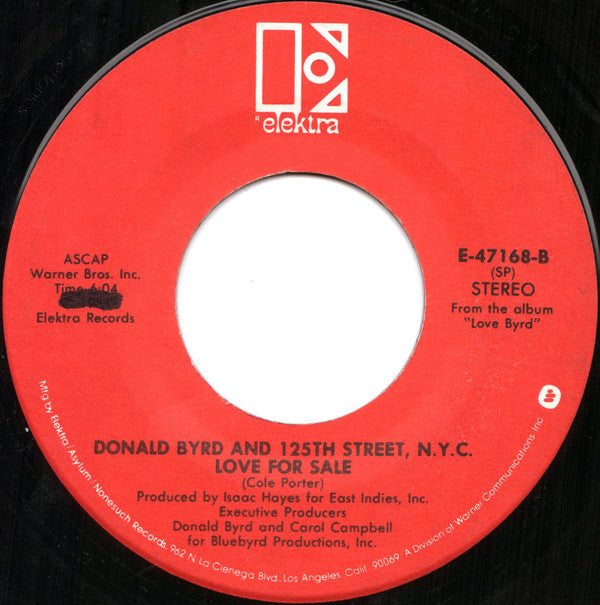 Donald Byrd & 125th Street, N.Y.C. : Love Has Come Around / Love For Sale (7")