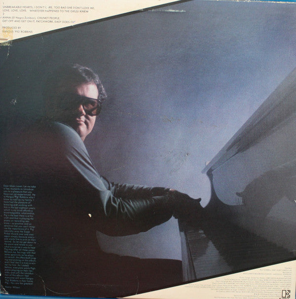 Hargus "Pig" Robbins* : Unbreakable Hearts (LP)
