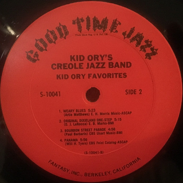 Kid Ory And His Creole Jazz Band : Kid Ory Favorites (2xLP, RE)