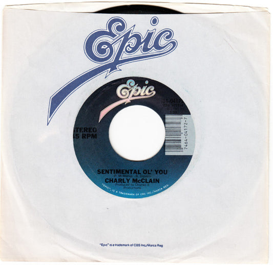 Charly McClain : Sentimental Ol' You (7", Single)
