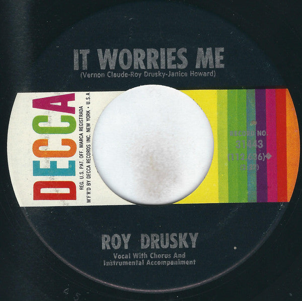 Roy Drusky : Second Hand Rose (7", Single, Pin)