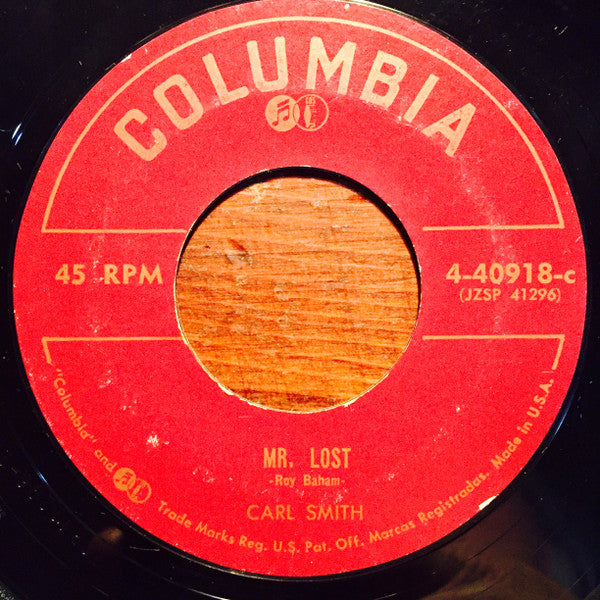 Carl Smith (3) : Try To Take It Like A Man / Mr. Lost (7", Mono)