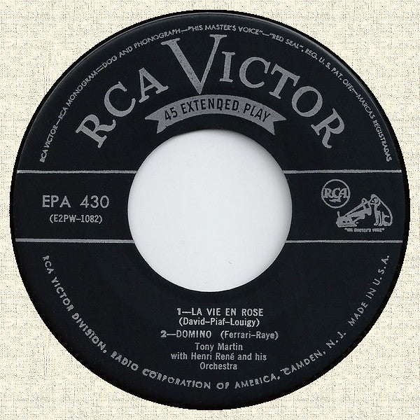 Tony Martin (3) : Continental Hits (7", EP, Comp)