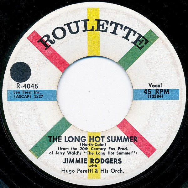 Jimmie Rodgers (2) : Oh-Oh, I'm Falling In Love Again (7", Single)