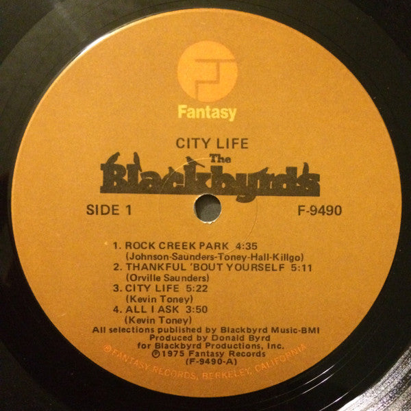 The Blackbyrds : City Life (LP, Album, Ind)