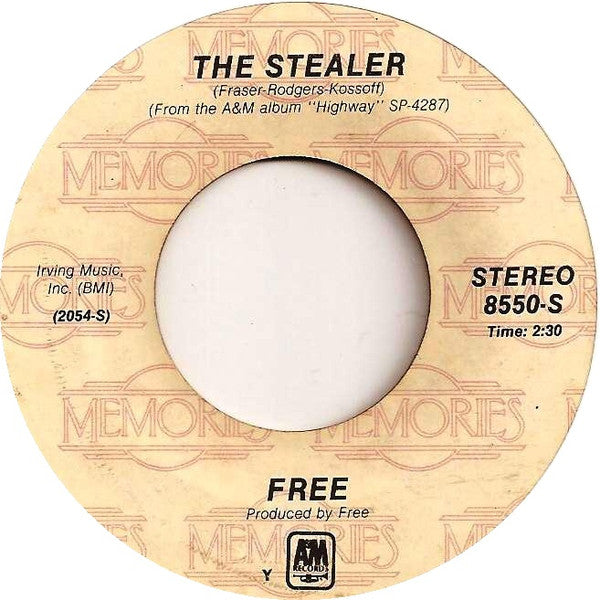Free : All Right Now / The Stealer (7", Single)