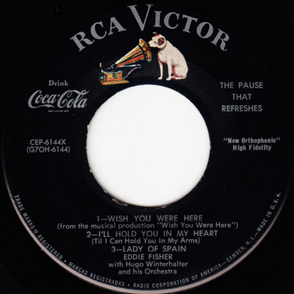 Eddie Fisher : Here's My Souvenir Record From Coke Time (7", EP, Ind)