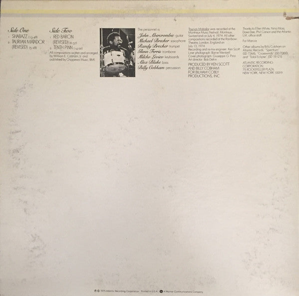 Billy Cobham : Shabazz (LP, Album, MO)