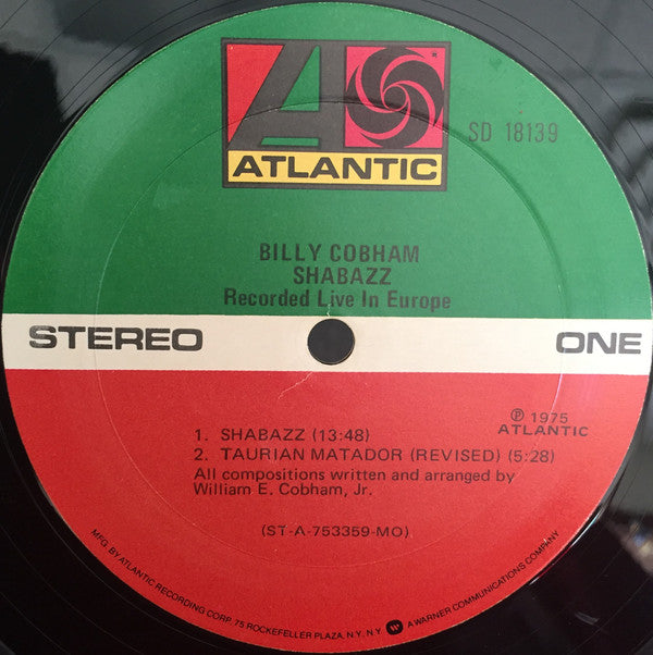 Billy Cobham : Shabazz (LP, Album, MO)