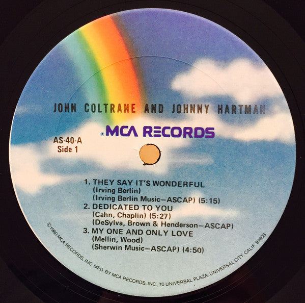John Coltrane And Johnny Hartman : John Coltrane And Johnny Hartman (LP, Album, RE, Gat)