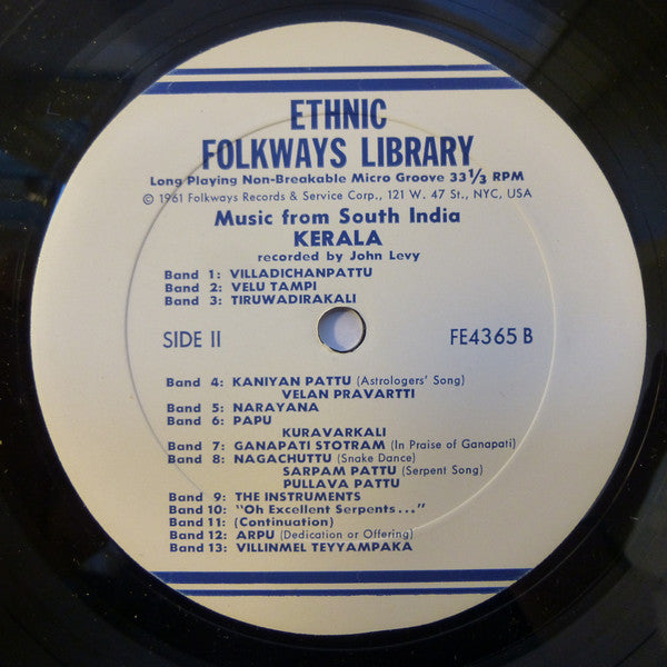 Various : Music From South India - Kerala (LP)