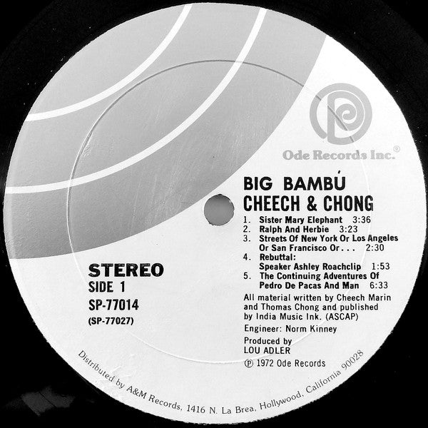 Cheech & Chong : Big Bambú (LP, Album, RE)