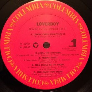 Loverboy : Lovin' Every Minute Of It (LP, Album, Car)