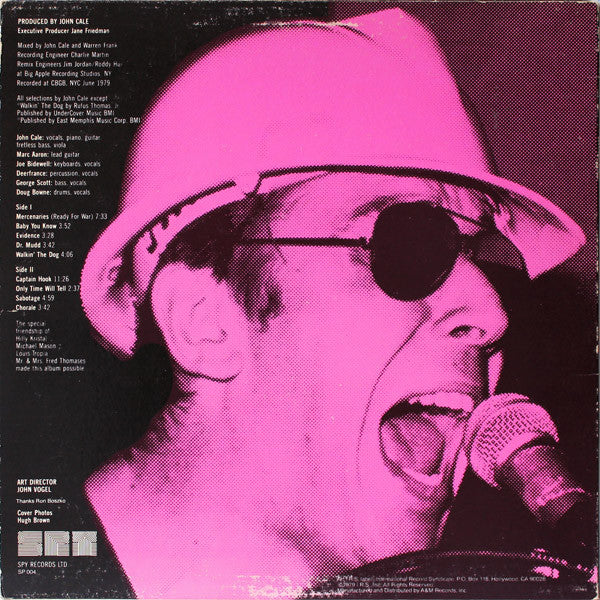 John Cale : Sabotage/Live (LP, Album, Ter)