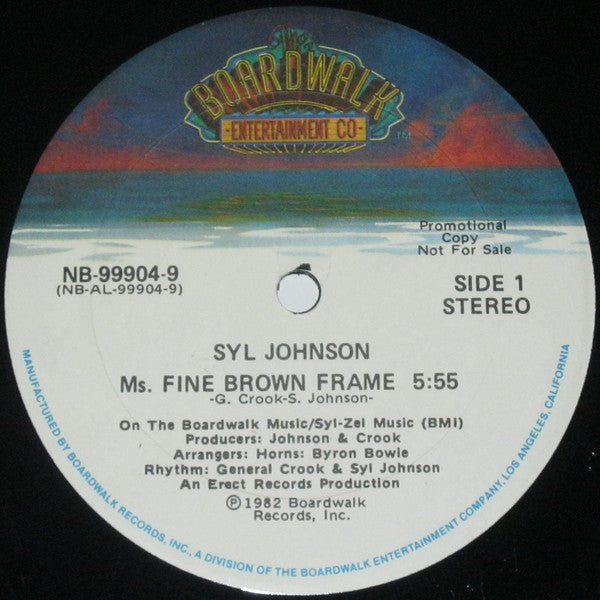 Syl Johnson : Ms. Fine Brown Frame (12", Promo)