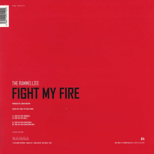 The Rammellzee* : Fight My Fire (12", EP, Dlx, Ltd)