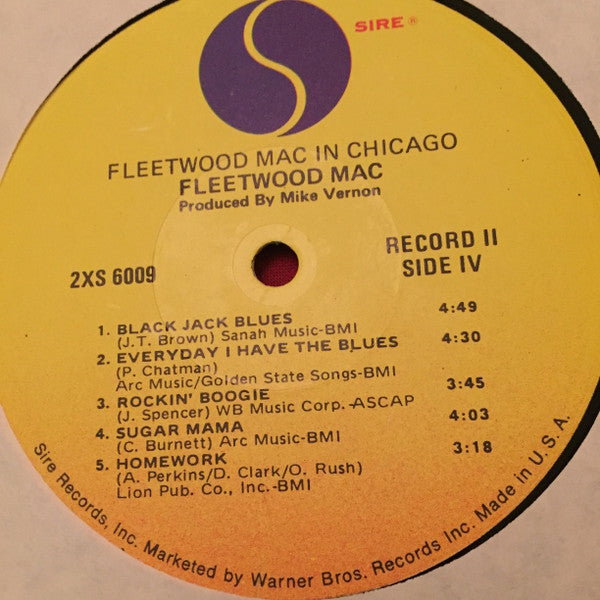 Fleetwood Mac Featuring Otis Spann / Willie Dixon / Shakey Horton* / Guitar Buddy* / J.T. Brown / Honeyboy Edwards* / S.P. Leary : Fleetwood Mac In Chicago (2xLP, Album, RE, Jac)