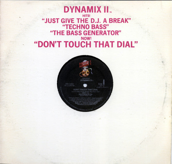Dynamix II : Don't Touch That Dial (12")