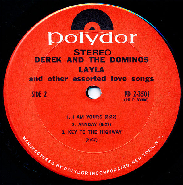 Derek & The Dominos : Layla And Other Assorted Love Songs (2xLP, Album, RE, Ter)