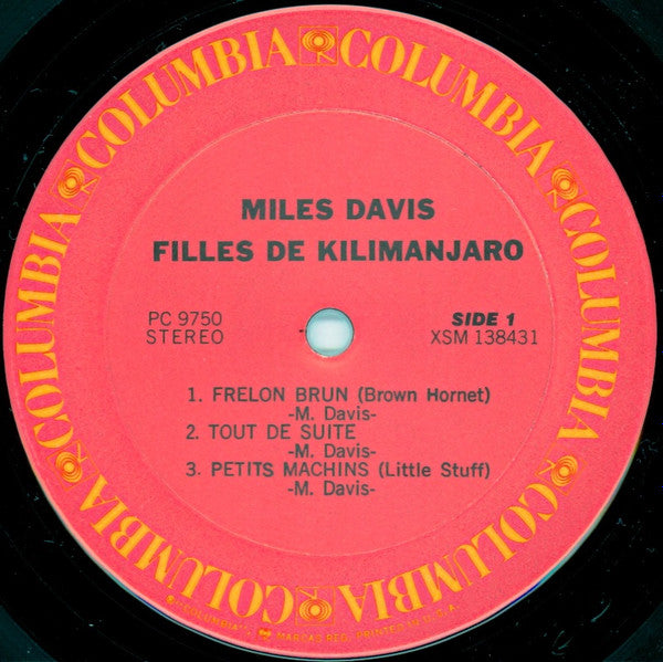 Miles Davis : Filles De Kilimanjaro (LP, Album, RE, Car)