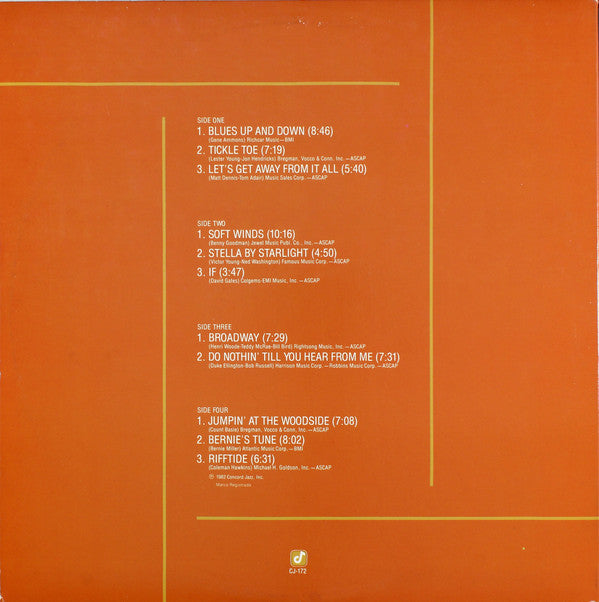 Al Cohn, Scott Hamilton, Buddy Tate, Cal Collins, Jake Hanna, Bob Maize, Dave McKenna : Tour De Force (2xLP, Gat)