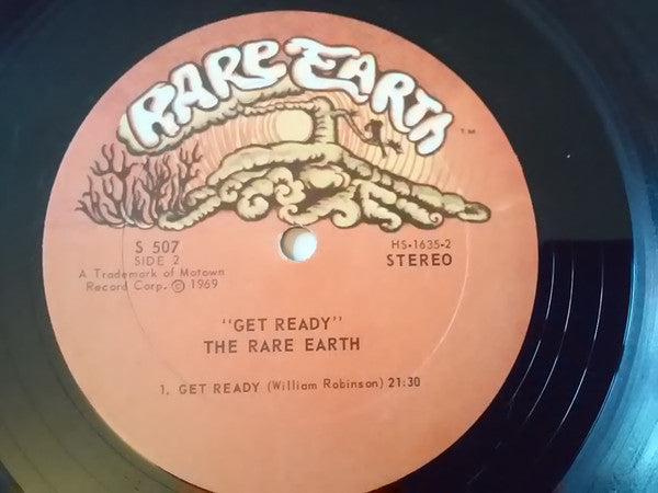 Rare Earth : Get Ready (LP, Album, RP)