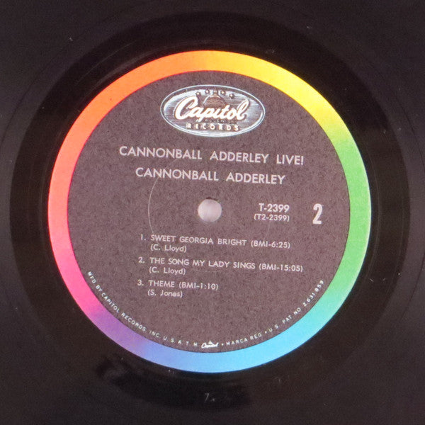 Cannonball Adderley : Live! (LP, Album, Mono)
