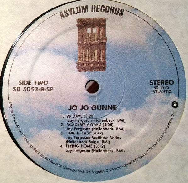 Jo Jo Gunne : Jo Jo Gunne (LP, Album, RE, SP,)