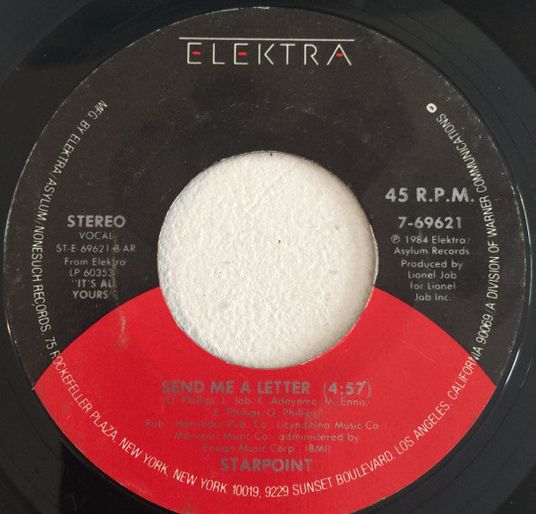 Starpoint : Object Of My Desire (7", Single, AR )