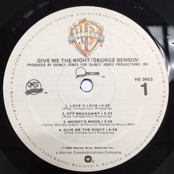 George Benson : Give Me The Night (LP, Album, SRC)