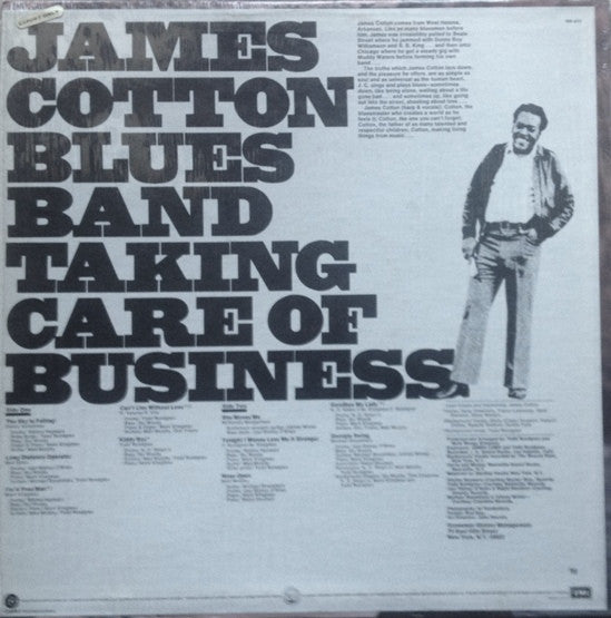 James Cotton Blues Band* : Taking Care Of Business (LP, Album, RE, RP, Jac)