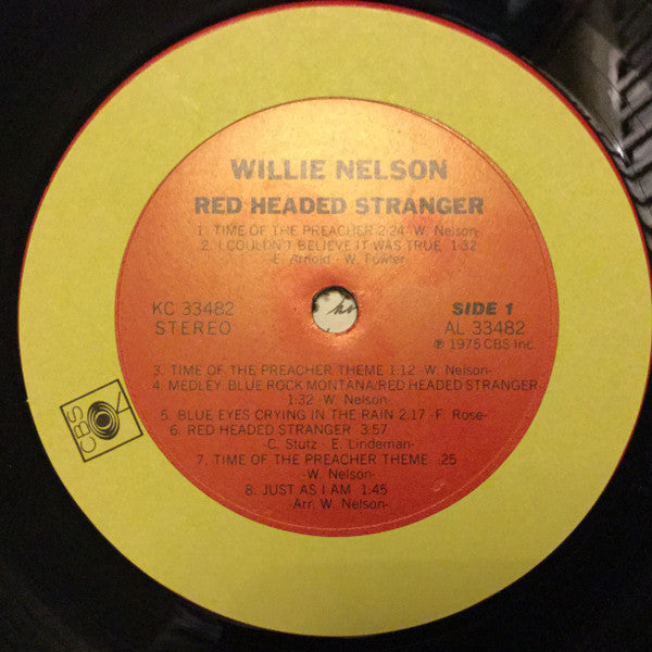 Willie Nelson : Red Headed Stranger (LP, Album)