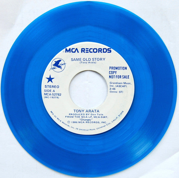 Anthony Arata : Same Old Story (7", Single, Promo, Blu)