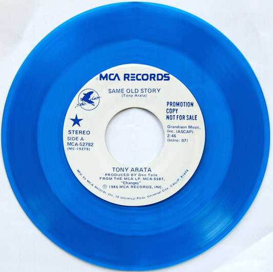 Anthony Arata : Same Old Story (7", Single, Promo, Blu)