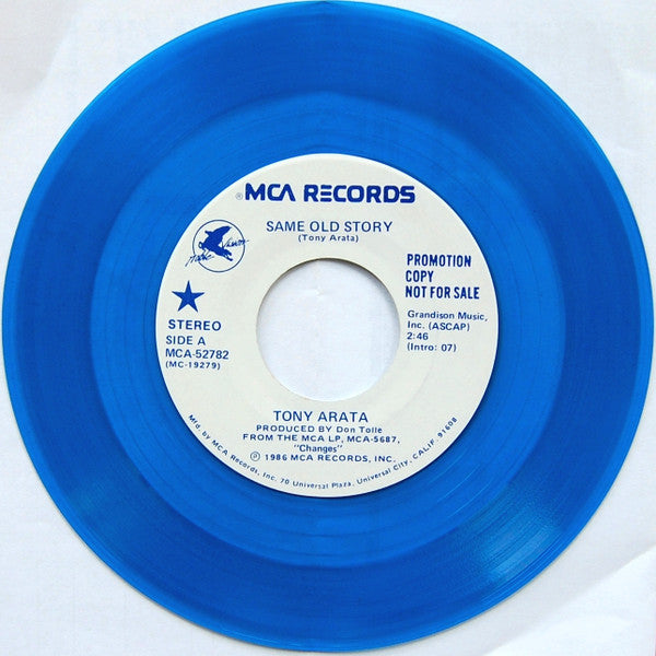 Anthony Arata : Same Old Story (7", Single, Promo, Blu)