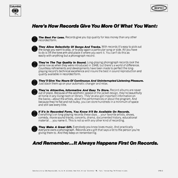 The New York Rock Ensemble : Roll Over (LP, Album, Pit)