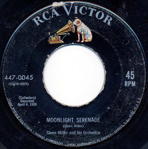 Glenn Miller And His Orchestra : Moonlight Serenade / Sunrise Serenade (7", Single, RE)
